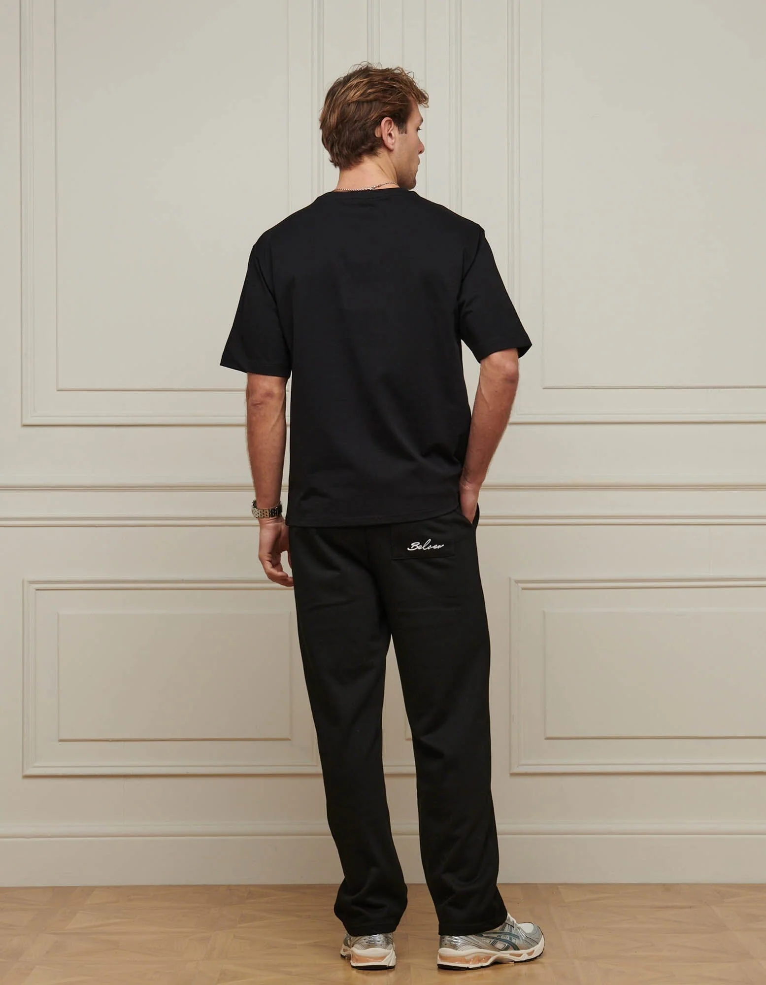 Black Embroidered Logo T-shirt - Image 4