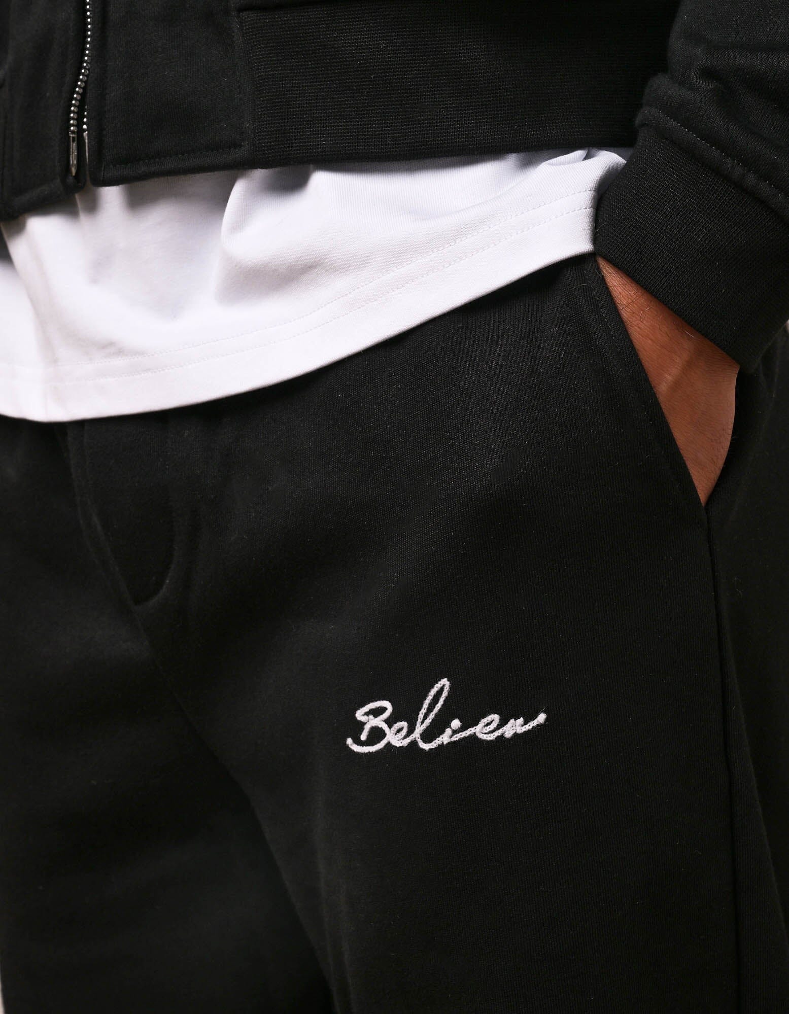 Black Logo Jogger - Image 3