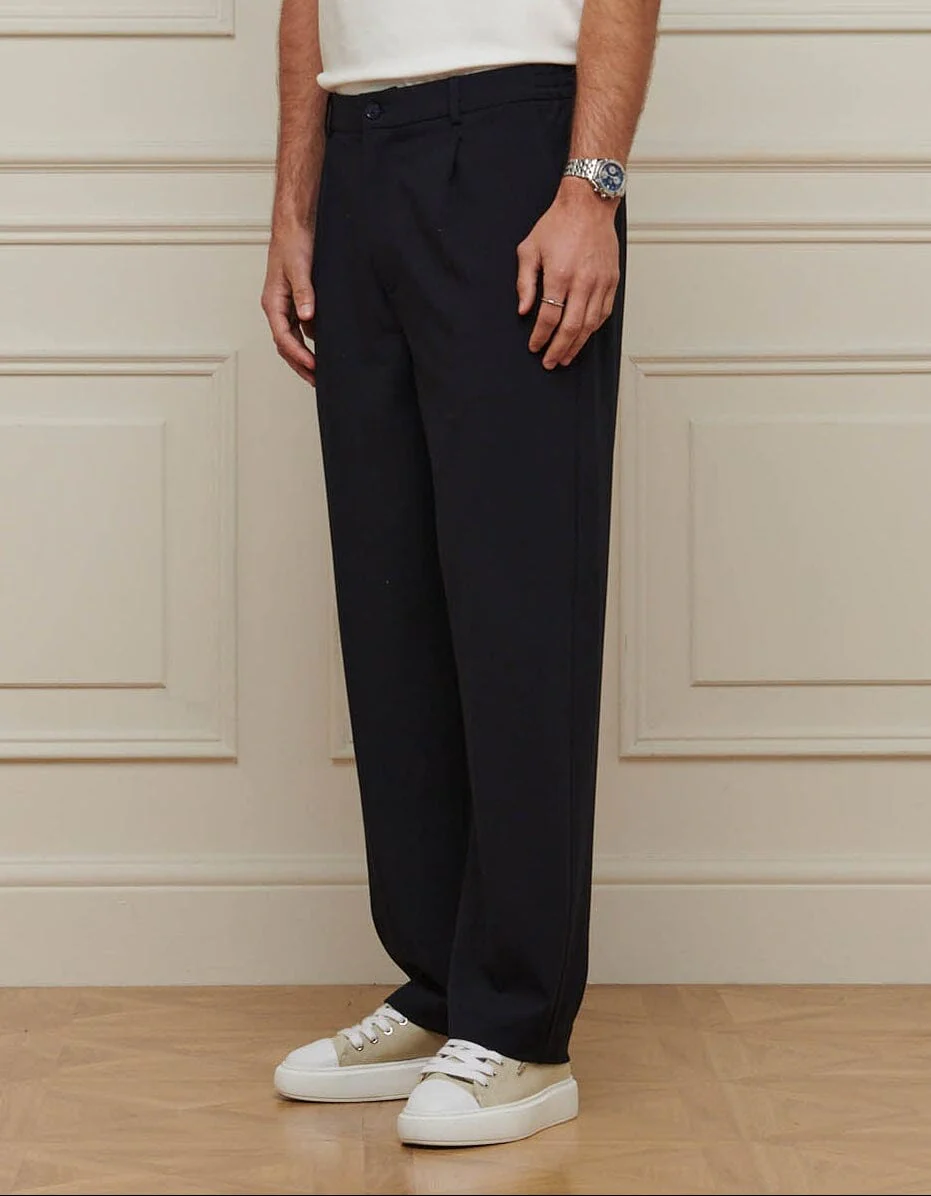 Black Relaxed Fit Trouser - Image 4