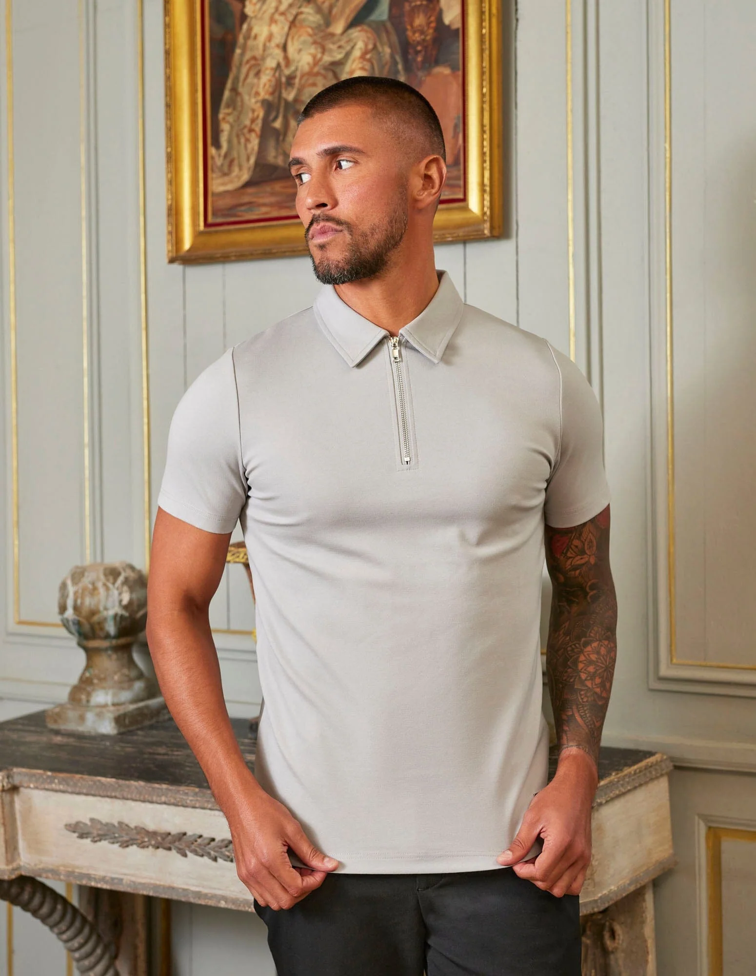 Pebble Premium S/S Zip Polo - Image 4