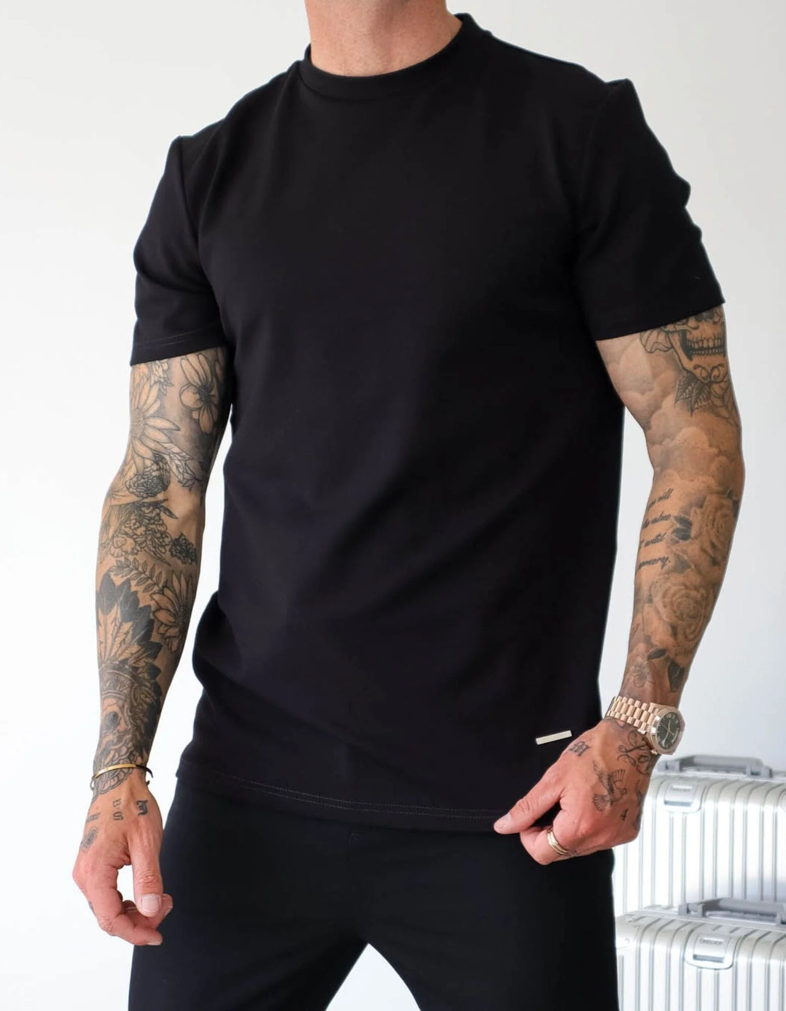 Premium T-shirt Black - Image 3