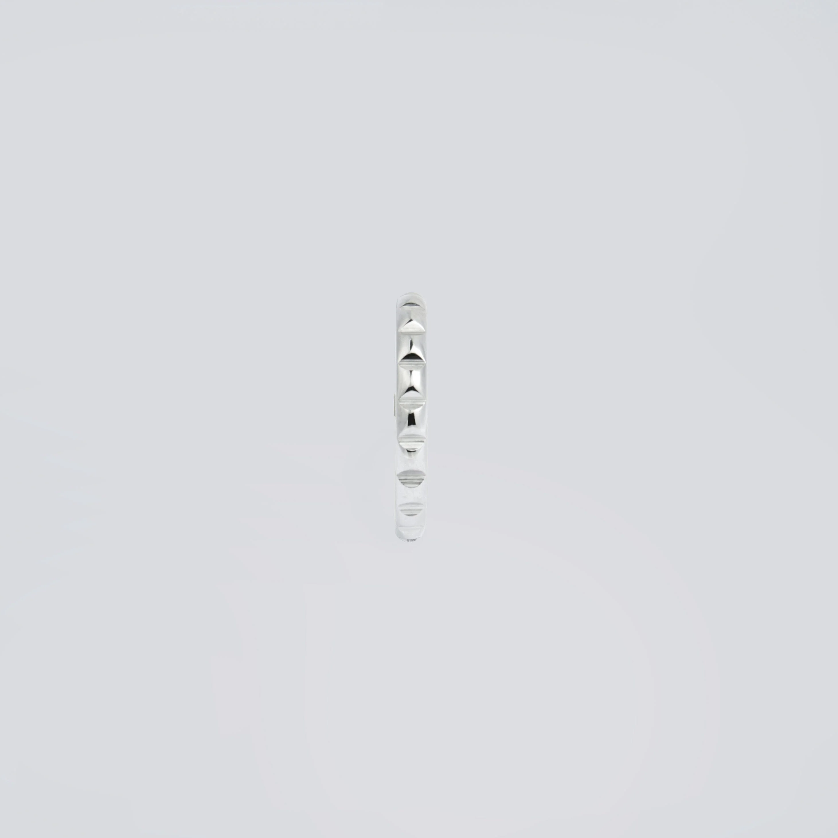 Silver Deco Baguette Ring - Image 4