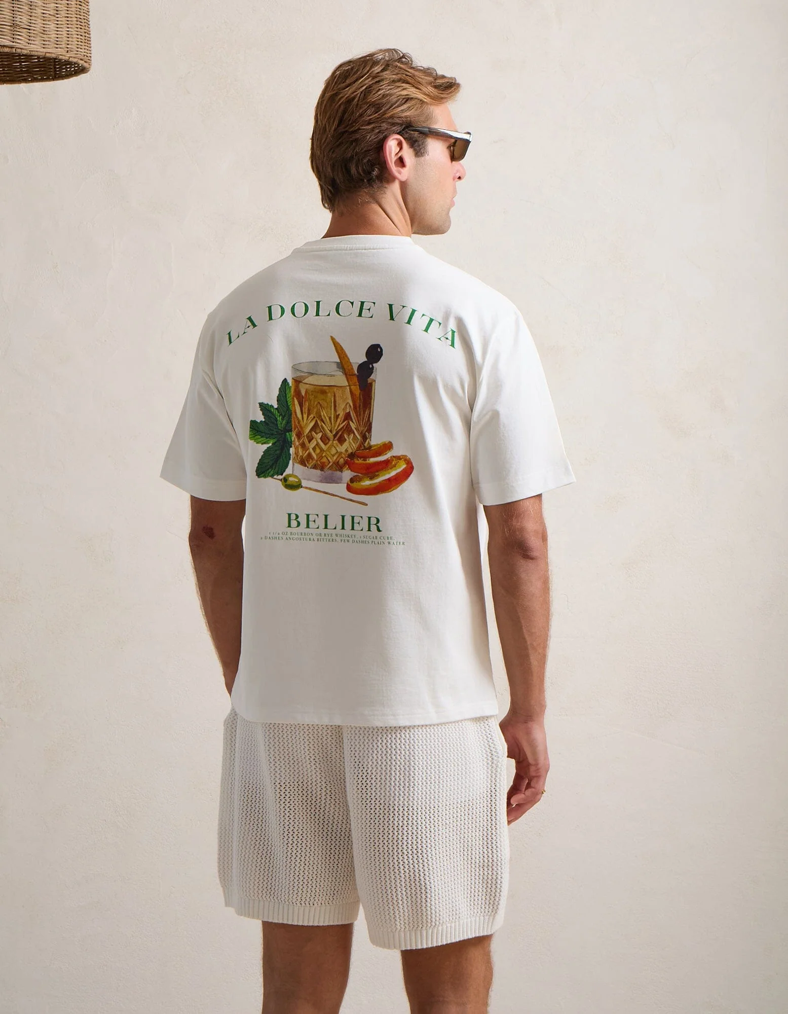 White Old Fashioned T-Shirt - Image 3